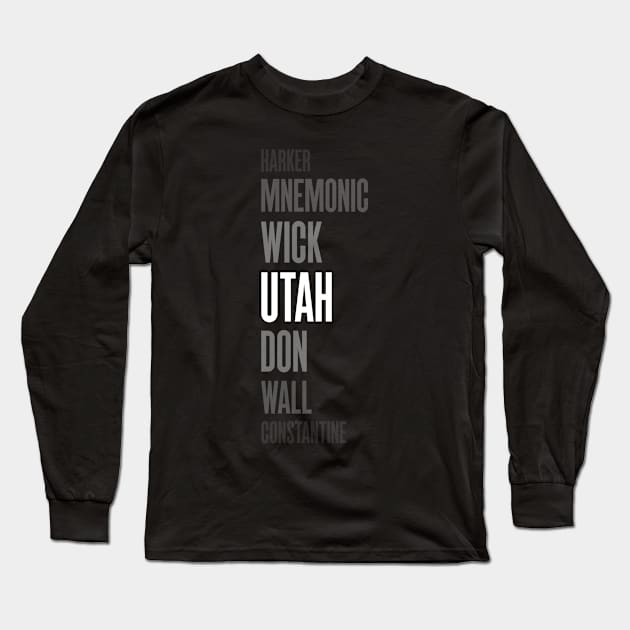 Utah is My Favorite John Long Sleeve T-Shirt by 12&24